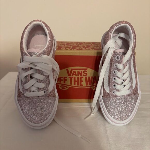 NEW VANS Sparkly Kids Sneakers - US size 10.5 / UK size 10 - Picture 9 of 14